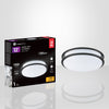 Xtricity - Ceiling Light with Integrated LEDs, 12" Diameter, From the Milano Collection, Black - 76-1-69962 - Mounts For Less