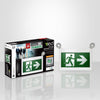 Xtricity LED emergency exit light 1.2w x 2 heads/3 pictogram 90L - 76-4-80088 - Mounts For Less