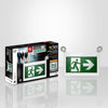 Xtricity LED emergency exit light 1.2w x 2 heads/3 pictogram 90L - 76-4-80088 - Mounts For Less