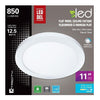 Xtricity Led flat panel ceiling fixture 11'' 12W/850L/4000k White - 76-1-50053 - Mounts For Less