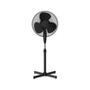 Xtricity - Pedestal Fan, 16'' Diameter, 3 Speed ??Settings, Oscillation, Black - 76-4-80321 - Mounts For Less