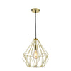 Xtricity - Pendant Light, 11.81 '' Wide, From The Sterling Collection, Gold - 76-5-90174 - Mounts For Less