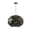 Xtricity - Pendant Light, 13.77 '' Width, From The Christy Collection, Black - 76-5-90100 - Mounts For Less