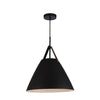 Xtricity - Pendant Light, 14.17 '' Width, From the Patriot Collection, Black - 76-5-90167 - Mounts For Less