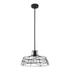 Xtricity - Pendant Light, 15.7'' Width, From the Veronica Collection, Black - 76-5-90250 - Mounts For Less