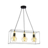 Xtricity - Pendant Light, 23.6'' Width, From the Majestic Collection, Black and Gold - 76-4-80403 - Mounts For Less