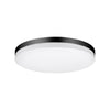 Xtricity - Round Ceiling Light with Integrated LEDs, 11" Diameter, 3 Color Options, From the Valerio Collection, Black - 76-1-69956 - Mounts For Less