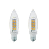 Xtricity - Set of 2 Dimmable Energy Saving LED Bulbs, 4W, Candelabra Base, 3000K Soft White - 76-1-50062 - Mounts For Less