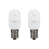 Xtricity - Set of 2 LED Bulbs for Night Light, 1W, Candelabra Base, 4100K Cool White - 76-1-60001 - Mounts For Less