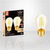 Xtricity - Set of 2 Old Fashioned LED Bulbs, 3W, E26 Base, 2200K Soft White - 76-1-40054 - Mounts For Less