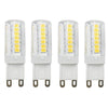 Xtricity - Set of 4 Dimmable Energy Saving LED Bulbs, 4.5W, G9 Base, 3000K Soft White - 76-1-40051 - Mounts For Less