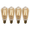 Xtricity - Set of 4 Old Fashioned LED Bulbs, 5W, E26 Base, 2200K Soft White - 76-1-40050 - Mounts For Less