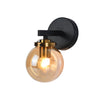Xtricity - Wall Light, 5'' Width, From the Henderson Collection, Black and Gold - 76-5-90210 - Mounts For Less