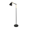 Xtricity - Wood and Metal Floor Lamp, 5' Height, From the Lorenzo Collection, Black - 76-5-90119 - Mounts For Less