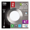 Xtricity recessed lighting led 4'' 12w/720l/5000k/round-nickel - 76-4-80096 - Mounts For Less