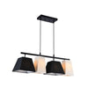 Xtricty - Pendant Light, 30.7 '' Width, From The Oxford Collection, Black and White - 76-5-90165 - Mounts For Less