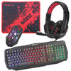 Xtrike Me CM-406 - Keyboard, Mouse, Headset and Mat Set, Wired with Backlight - 95-CM-406 - Mounts For Less