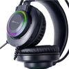Xtrike Me GH-509 - Wired Stereo Gaming Headset with Microphone and RGB Backlight, Black - - Mounts For Less