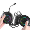 Xtrike Me GH-509 - Wired Stereo Gaming Headset with Microphone and RGB Backlight, Black - - Mounts For Less