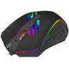 Xtrike Me GM-203 - Optical Gaming Mouse, Wired with 6 Buttons and Mixed Color Backlight, 800 to 2400 DPI, Black - 95-GM-203-BK - Mounts For Less