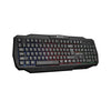 Xtrike Me KB-302 - Wired Gaming Keyboard, With Mixed Color Backlight, 104 Keys, Black - 95-KB-302BK - Mounts For Less