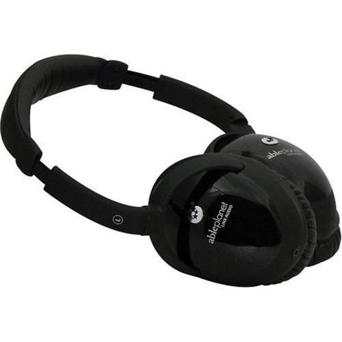 Ableplanet True Fidelity Foldable Stereo Headphones With Linx Audio Technologie Black - 60-0186 - Mounts For Less