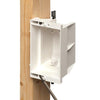 Arlington DVFR1WGC Recessed Single Box for cables and power outlets White - 05-0155 - Mounts For Less