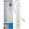 Belkin Surge Protector 7 Outlets 2000 Joules 4Ft Gray - 06-0142 - Mounts For Less