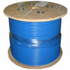 Cat6a Ethernet Cable Network 650 Mhz STP/FTP Shielded CMR Certified Spool Blue 1000 Ft - - Mounts For Less