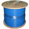 Cat6a Ethernet Cable Network 650 Mhz STP/FTP Shielded CMR Certified Spool Blue 1000 Ft - 89-1243 - Mounts For Less