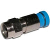 Compression connectors F-Type for RG-6 coaxial Blue 100pk - 35-0047 - Mounts For Less