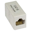 Coupler for Ethernet cable network Cat6 RJ-45 F/F White - 89-0112 - Mounts For Less