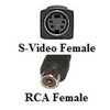 Coupler S-Video Female to RCA-Female plug - 33-0012 - Mounts For Less