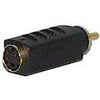 Coupler S-Video Female to RCA Male plug - - Mounts For Less