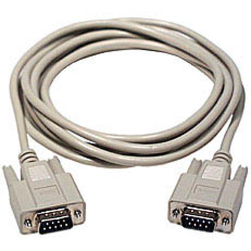DB9 male to DB9 male cable 10ft Gray - 99-0056 - Mounts For Less