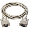DB9 male to DB9 male cable 6ft Gray - 99-0055 - Mounts For Less
