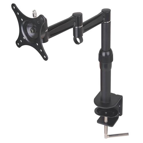Desk mount bracket 1 articulated arm for TV / Monitor 13 - 27 in - 04-0232 - Mounts For Less