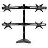 Desk mount bracket articulated for 4 monitors 10 - 24 in - 04-0050 - Mounts For Less