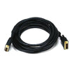 DVI-D Dual Link Male/Male cable 25ft with ferrite cores - 12-0012 - Mounts For Less