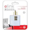 eLink EL-683 Cube Wall Tap 3-Outlet White - 06-0153 - Mounts For Less