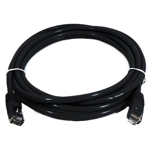 Ethernet cable network Cat6 500MHz RJ-45 100ft Black - 89-0175 - Mounts For Less