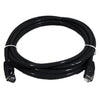 Ethernet cable network Cat6 500MHz RJ-45 150ft Black - 89-0745 - Mounts For Less