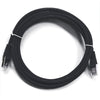 Ethernet cable network Cat6 550MHz RJ-45 shield 12 ft Black - - Mounts For Less
