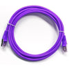 Ethernet cable network Cat6 550MHz RJ-45 shield 25 ft Purple - 89-0258 - Mounts For Less