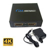 GlobalTone HDMI Splitter active 5v (1 input - 2 outputs) HDMI 3D 4K x 2K - 22-0006 - Mounts For Less