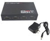 GlobalTone HDMI Splitter active 5v (1 input - 4 outputs) HDMI 3D 4K x 2K - 22-0005 - Mounts For Less