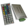 GlobalTone RGB LED Controler with 44 buttons IR Remote 12v 12A - 75-0030 - Mounts For Less