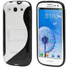 Horizontal Stand Case for Galaxy SIII - Black/Clear - 60-0052 - Mounts For Less
