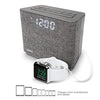 iHome IBT232GXC FM Bluetooth Alarm Clock with Speaker and USB Charging, Gray - 78-120075 - Mounts For Less