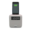 iHome IPL24GC Alarm Clock with Double Alarm, Lightning Connector and USB Port, White - 78-117418 - Mounts For Less